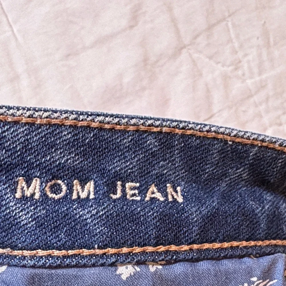 American‎ Eagle 90s/Y2K Distressed Rigid Denim High-Rise Straight Jeans 4 Light